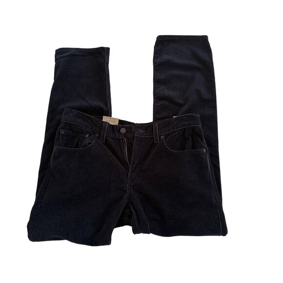 Levi’s Men’s 30x30 Black Corduroy Ankle Pants - Picture 1 of 6